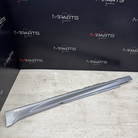 BMW F10 11-16 Left Side Skirt Rocker Panel Molding  USED OEM Space Gray