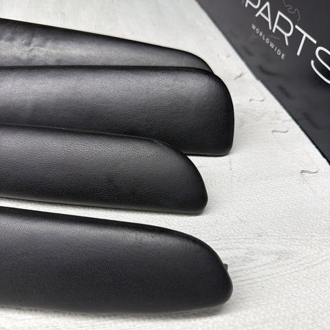01-06 BMW OEM E46 M3 Coupe Trim Armrest Pads Set Black 8238622 *Notes*