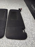 01-06 BMW E46 M3 Left Right Visors Sticker Peeling Off