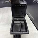 01-06 BMW E46 M3 Center Console Armrest Arm Rest Black Leather Wrapped
