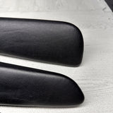 01-06 BMW E46 M3 Convertible Door Upper Arm Rest Armrest Pads Black *Notes*