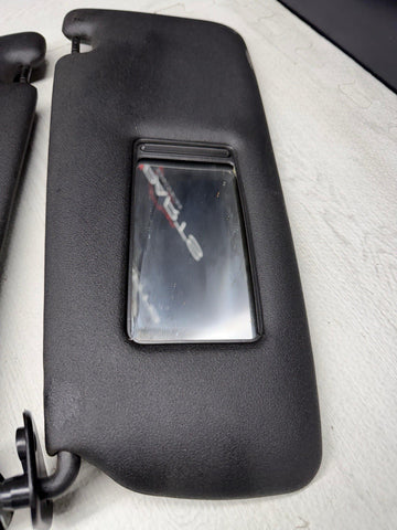 BMW 94-99 E36 M3 Black Sun Visors Sunvisors Pair OEM