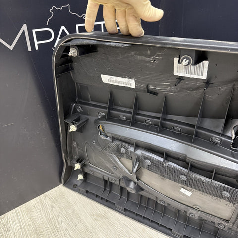 01-06 BMW E46 M3 FRONT DRIVER LEFT SIDE DOOR PANEL CARD BLACK OEM