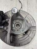 BMW 13-16 F10 M5 REAR LEFT KNUCKLE HUB SPINDLE + ROTOR + CALIPER 34212284433