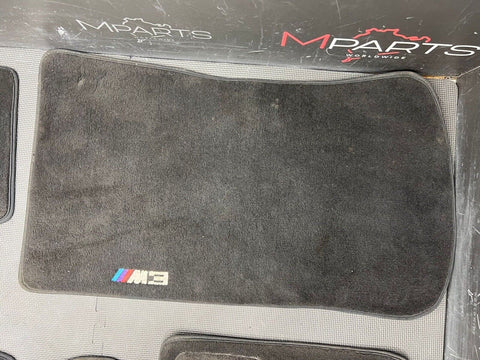Genuine 01-06 BMW E46 M3 Coupe Carpets Floor Mats Black Front & Rear