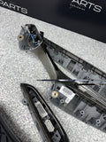 01-06 BMW E46 M3 Convertible Interior Armrests Trim Set Titan Shadow Grey