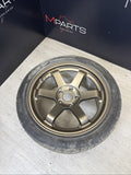 17x9 MATTE BRONZE TE37 STYLE WHEELS FITS HONDA CIVIC EG EK S2000