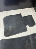 16-20 BMW F87 M2 Front Black White Stitching Floor Mat Set OEM