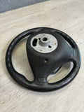 1999-2002 BMW Z3M SPORT STEERING WHEEL BLACK LEATHER OEM