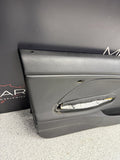 01-06 BMW E46 M3 FRONT DRIVER LEFT SIDE DOOR PANEL CARD BLACK OEM