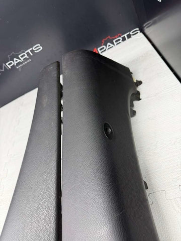 BMW 01-06 E46 325 330 M3 OEM Convertible Rear Top Lateral Trims Panels Black