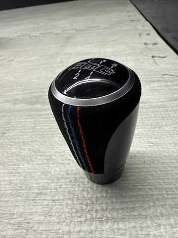 NEW BMW Shift Knob Shifter 5 Speed Tri Stitched Weighted E30 E36