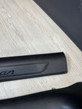 15-18 Porsche Macan Front Door Sills Scuff Plates Trims Covers Black