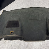 04-10 Bmw E63 M6 6 Series Coupe Rear Deck Lid Shelf Suede Cover Black Oem