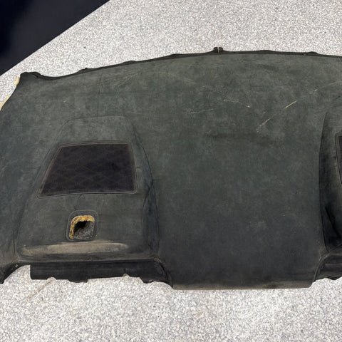 04-10 Bmw E63 M6 6 Series Coupe Rear Deck Lid Shelf Suede Cover Black Oem