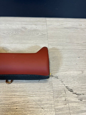 08-13 BMW E92 M3 Coupe Rear Seat Bottom Bench Fox Red Leather Insert Trim