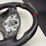 08-13 BMW E90 E92 E93 M3 OHC Carbon fiber Steering Wheel Red Stitched DCT