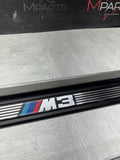 01-06 OEM E46 M3 BMW M3 Left Right Pair Door Sills Panels Scuff Plates