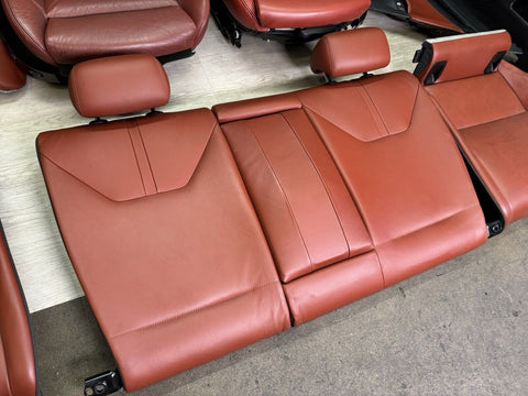 08-13 BMW E92 M3 Coupe Fox Red Interior Front & Rear Seats Complete