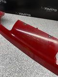 01-06 BMW E46 M3 Rear Bumper Lower Lip Diffuser Trim Panel OEM Imola Red
