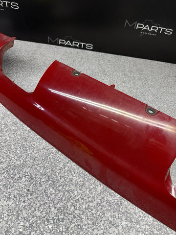 01-06 BMW E46 M3 Rear Bumper Lower Lip Diffuser Trim Panel OEM Imola Red