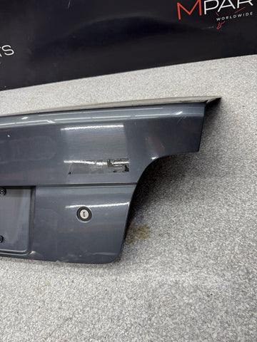(PICKUP ONLY) BMW E39 528 540 M5 Rear Trunk Deck Lid Panel Anthracite Metallic