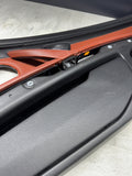 08-13 BMW E92 M3 Original Fox Red Interior Front Right Passenger Door Card Panel
