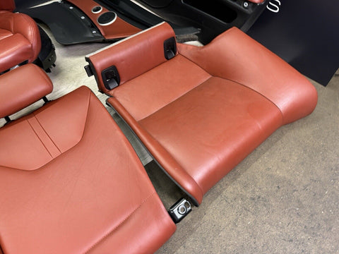 08-13 BMW E92 M3 Coupe Fox Red Interior Front & Rear Seats Complete