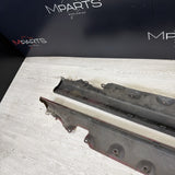 01-06 BMW E46 M3 Rocker Panel Side Skirts OEM Imola Red *Notes*