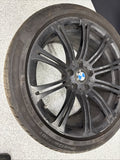 08-13 OEM BMW E90 E92 E93 M3 Rear 19” Wheel Rim Style 220M Black 19x9.5 ET23