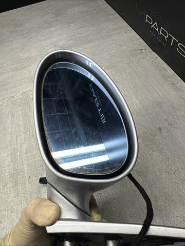 01-06 BMW E46 M3 Left Driver Side View Mirror Titan Silver *Notes*