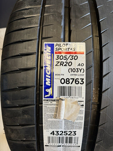 2023 NEW 305/30ZR20 Michelin Pilot Sport 4S 103Y