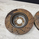 08-13 BMW E90 E92 E93 M3 Rear Brakes Rotors 2283803 2283804 Zimmerman