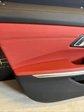 BMW 21-26 G80 M3 Sedan OEM Front Left Driver Door Card Panel Fiona Red
