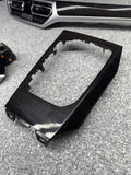 OEM BMW G20 M340 Central Console Dash Panel Wood Oak Interior Trim Set