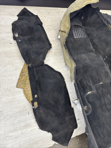 1994-1998 BMW E36 M3 Sedan Interior Front & Rear Carpet Carpets Black
