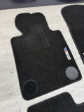Genuine 01-06 BMW E46 M3 Coupe Carpets Floor Mats Black Front & Rear