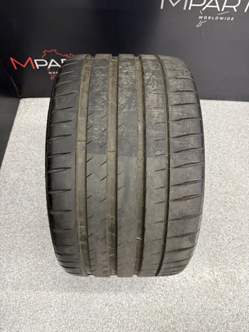 2024 Used 285/30ZR18 Michelin Pilot Sport 4S 97Y - 9/32 Tire *1 Patch