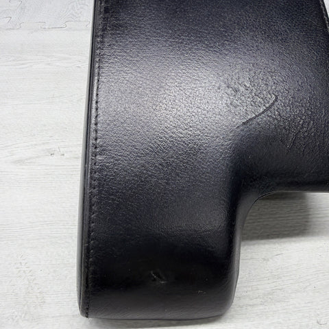 01-06 BMW E46 M3 Center Console Armrest Arm Rest Black Leather *Notes*