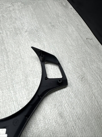 08-13 BMW E90 E92 E93 M3 Lower Steering Wheel Trim Cover Plate Black *Notes*