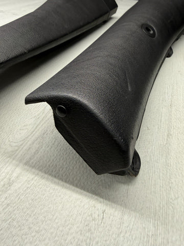 BMW 01-06 E46 325 330 M3 OEM Convertible Rear Top Lateral Trims Panels Black