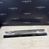 01-06 BMW E46 M3 Rocker Panel Side Skirts OEM Jet Black *Notes*