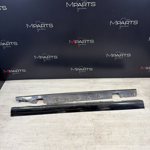 01-06 BMW E46 M3 Rocker Panel Side Skirts OEM Jet Black *Notes*