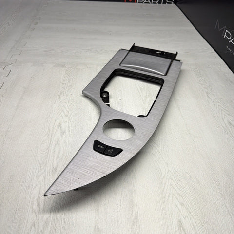 OEM BMW E60 M5 06- 08 Silver Aluminum Center Console Trim 7896934