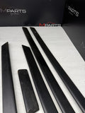 BMW E36 M3 Sedan 1992-1998 Black Door Mouldings Trims Set OEM
