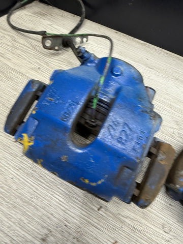 01-06 E46 M3 Front Brake Calipers Left Right Pair Set Blue