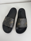 Gucci Mens Pursuit Gg Supreme Tiger Slides Size 11 US Mens