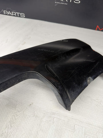 01-06 BMW E46 M3 Rear Bumper Lower Lip Diffuser Trim Panel OEM Jet Black
