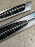 98-02 BMW Z3 M Z3M Fender Hood Vent Grilles Grilles Pair OEM Silver