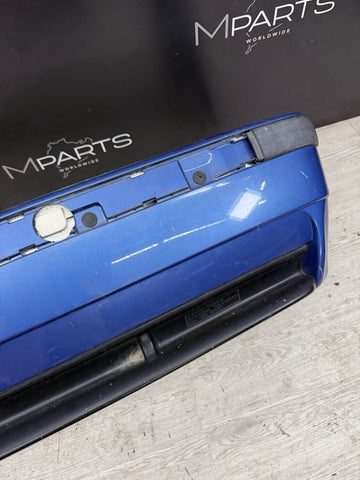 (PICKUP ONLY) BMW OEM 94-99 E36 M3 COUPE REAR BUMPER + SHOCKS ESTORIL BLUE